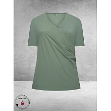 Plus Basics Wrap Top Linde